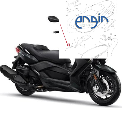 Yamaha XMAX 250 XMAX 300 2013-2017-Bagaj Sele Amortisör