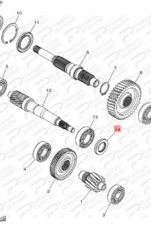 YAMAHA XMAX 250/300 TAHRİK MİL KEÇESİ 2017-2022